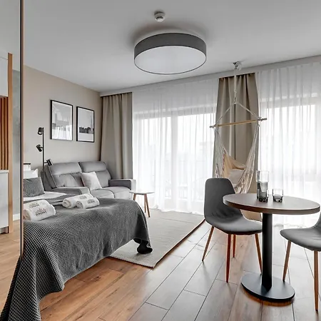 Nadmotlawie Riverside - Sauna, Gym & Parking By Downtown Apartman Gdańsk