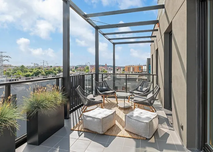 Nadmotlawie Riverside - Sauna, Gym & Parking By Downtown غدانسك