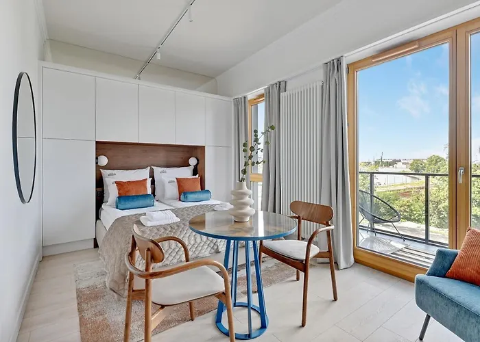 Nadmotlawie Riverside - Sauna, Gym & Parking By Downtown شقة فندقية