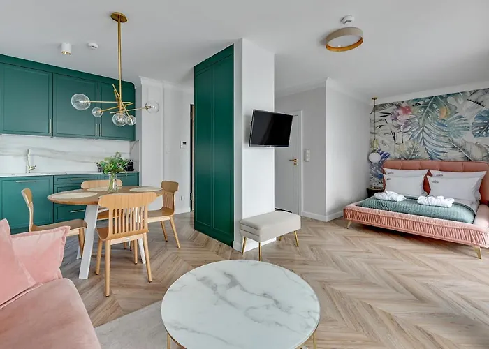 アパートホテル Nadmotlawie Riverside - Sauna, Gym & Parking By Downtown