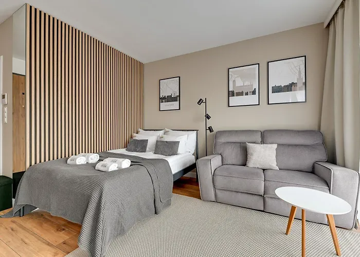 Nadmotlawie Riverside - Sauna, Gym & Parking By Downtown 4* غدانسك