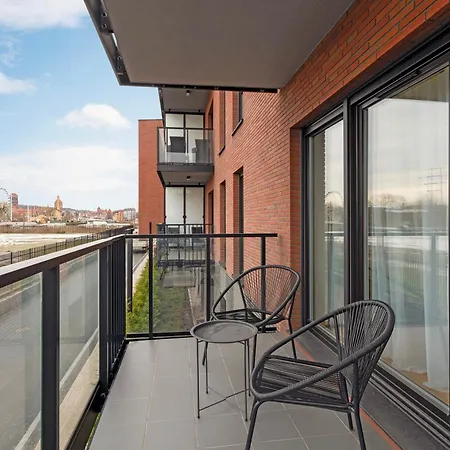 Nadmotlawie Riverside - Sauna, Gym & Parking By Downtown Apartment